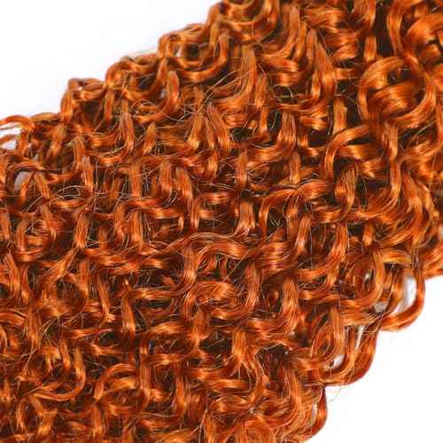 Brazilian Human Hair Bundles 26 28 30 inch Orange Jerry Curly Bundles 350 Color Human Hair Ginger Orange Unprocessed Virgin Quick Weave Hair for Black Women