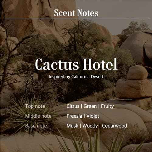 Fountain of Waters Cactus Hotel Hand Wash 300ml and Hand Serum Cream 45ml, Special Set of Gifts for Her - Vegan Cruelty-Free Premium Hand Wash with Almond Oil, Crafted in Korea