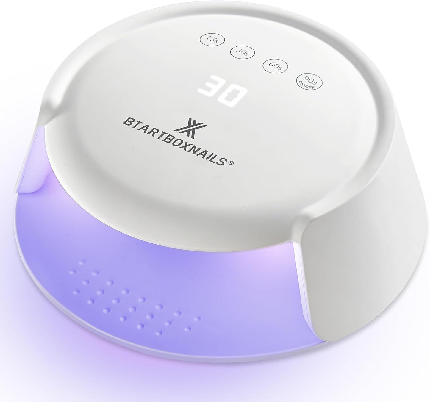 XCuringPRO Nail Lamp - Certified UV LED Nail Dryer with Smart Sensor & LCD Display | 4 Timer Settings for Gel Polish Curing