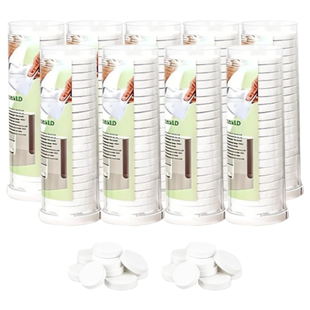 Skiennix Towel Refills - 180 Pcs Disposable Compressed Face Towels for Hot Towel Heater | 9 Buckets, 20 Pcs Each