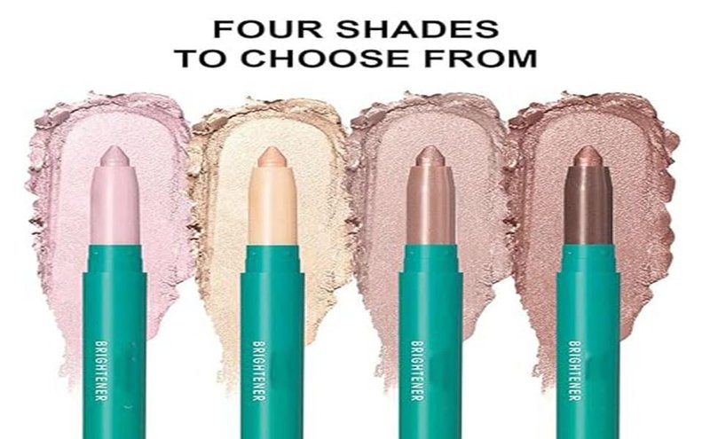 Eyeshadow Stick - Glitter Highlighter & Long-Lasting Eye Makeup | 4-Piece Shimmer Set