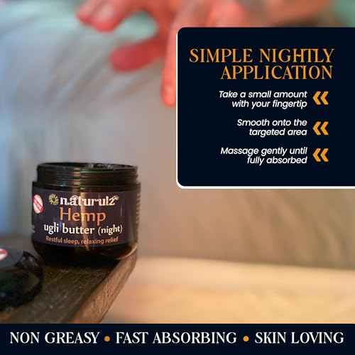 Ugli Butter Hemp Night Cream 4oz ?Calming Nightly Hemp Topical with Soothing Lavender, Calming Chamomile & Relaxing Passionflower. Ease Restless Muscles & Support a Healthy Sleep Cycle Melatonin Free