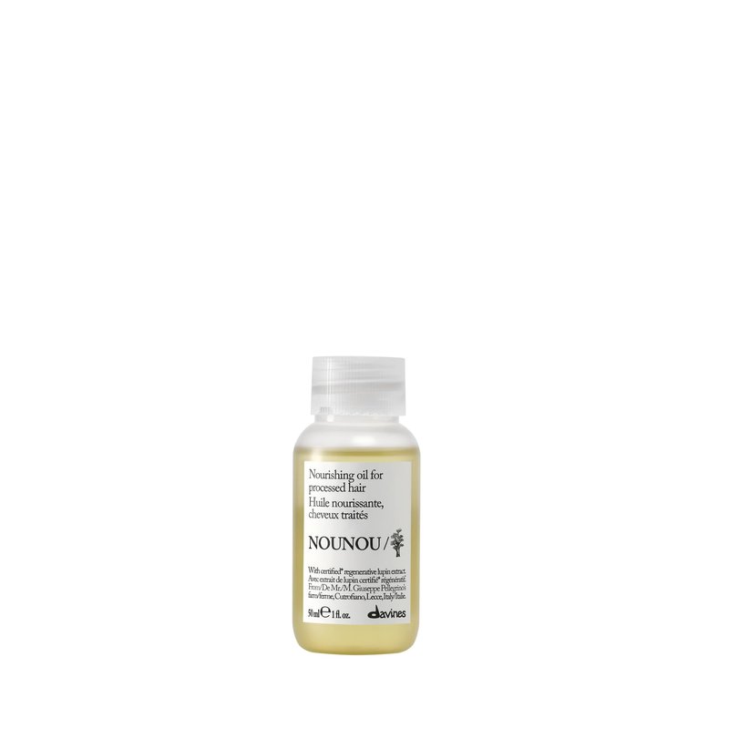 Davines NOUNOU/Hair Oil for Damaged Hair, Repairs Hair Structure & Heat Protectant, 1 Fl oz.