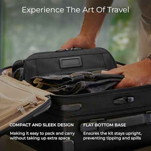 Briggs & Riley Toiletry Kit - Travel Bags for Women & Men, Organizer for Vacation, Dopp Kit for Bathroom Accessories, Makeup, & Skincare