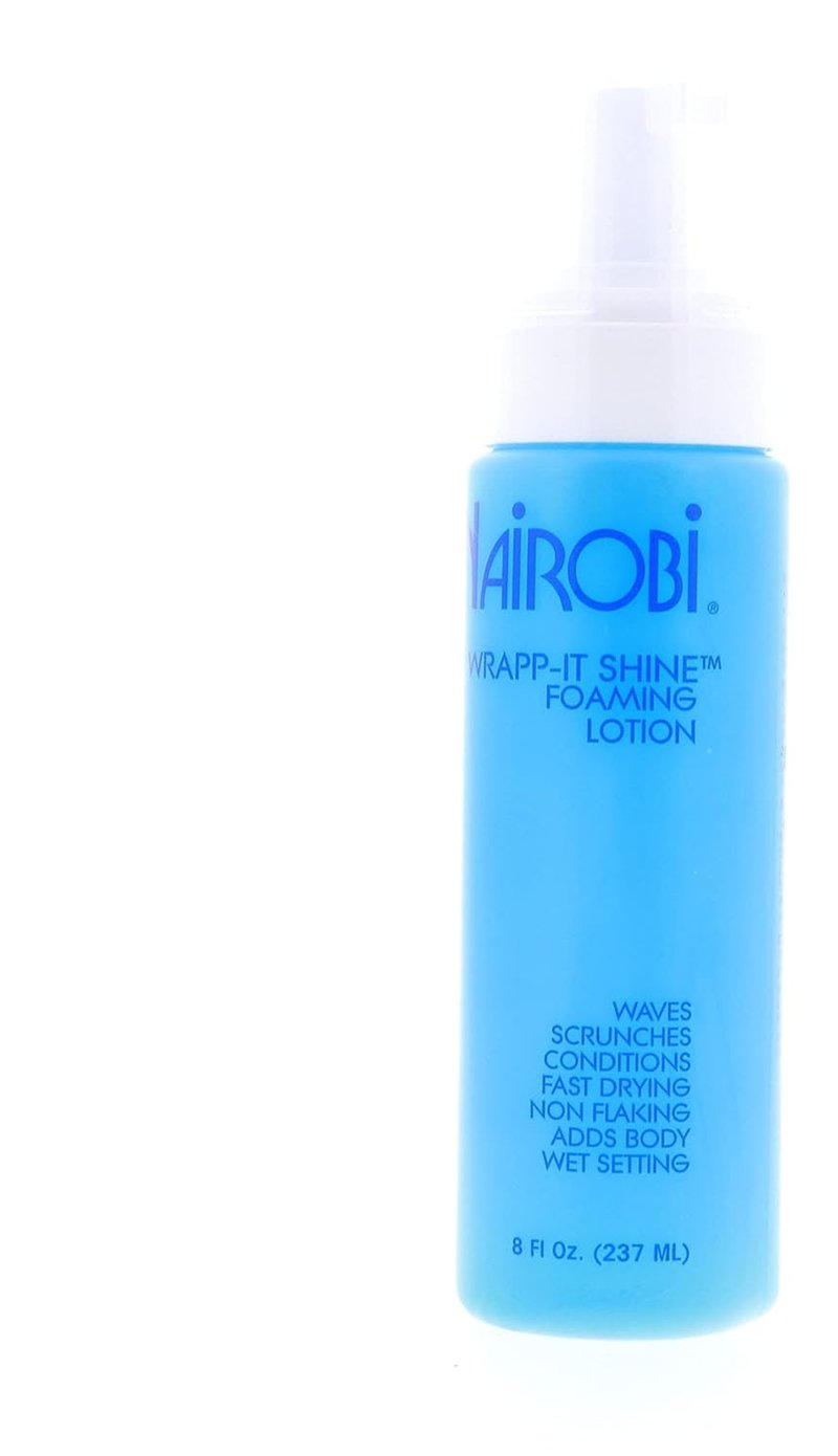 Nairobi Wrapp-It Shine Foaming Lotion - 8oz | Enhances Shine & Moisture for Healthy Hair