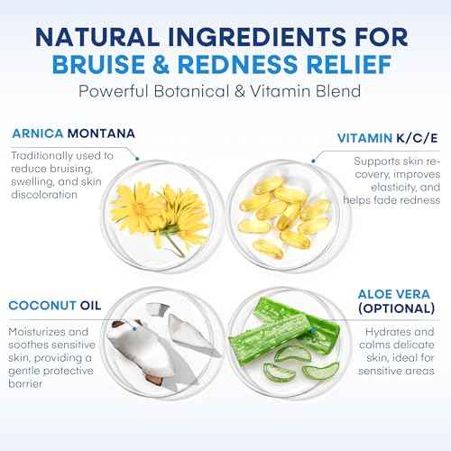 Hermon Arnica Bruise Cream with Vitamin K: Sensitive Skin & Face Formula for Bruising, Swelling & Thin Skin ? Extra Strength Arnica Montana Hydrating Moisturizer 2 Oz