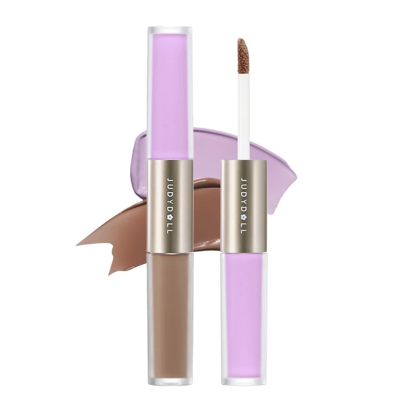 JUDYDOLL Liquid Contour & Under Eye Brightening,Highlighter, Buildable, Ultra-Blendable Contour, Face Contouring Liquid (05 Medium With Warm Undertones)