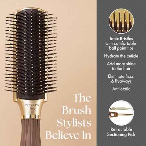 Olivia Garden Ceramic + Ion Nano Thermic Styler Hair Brush