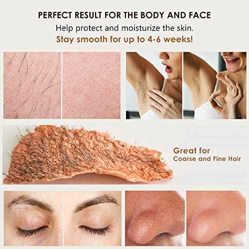 Premium Waxing Kit for Sensitive Skin ? Painless Hard Wax Beads, Safe Wax Warmer, Pre/Post Care Spray, Salon-Grade Results at Home for Face, Bikini, Brazilian & Full Body
