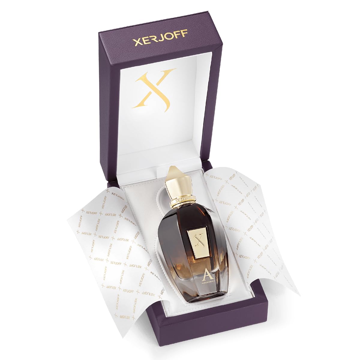 Xerjoff Alexandria II Eau de Parfum Spray, 100ml / 3.4 fl oz – Unisex Luxury Perfume, Long-Lasting Woody Amber Scent (Lavender, Rosewood, Amber)