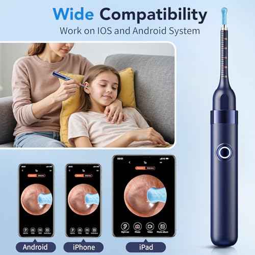 Ear Wax Removal, Ear Cleaner with Camera with Ear Scope, Ear Wax Removal Kit with Camera,Ear Cleaning Tool