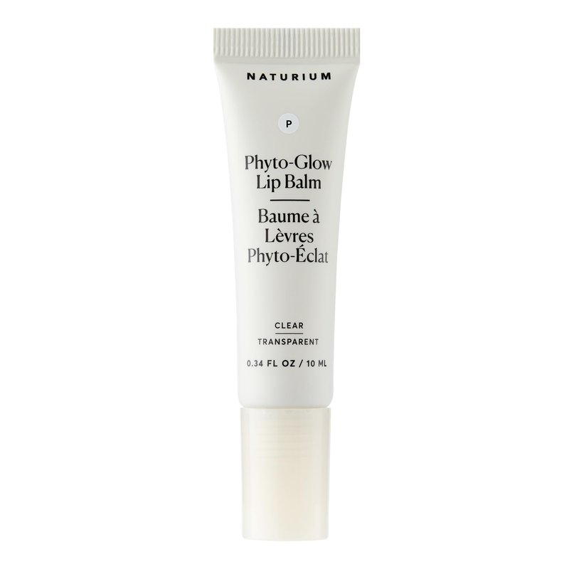 Naturium Phyto-Glow Lip Balm, Hydrating Lip Care with a Glossy Finish, 0.34 oz Clear