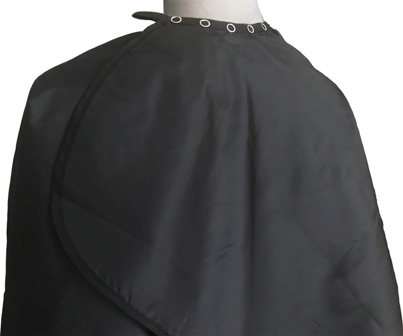 Pelocapa Barber Cape for Men, Haircut Cape with Snaps, Professional Salon Cutting Cape, Large Waterproof Hairdressing Cape Gown Apron for Hairstylist- 63”× 56”(Barbershop Pattern)