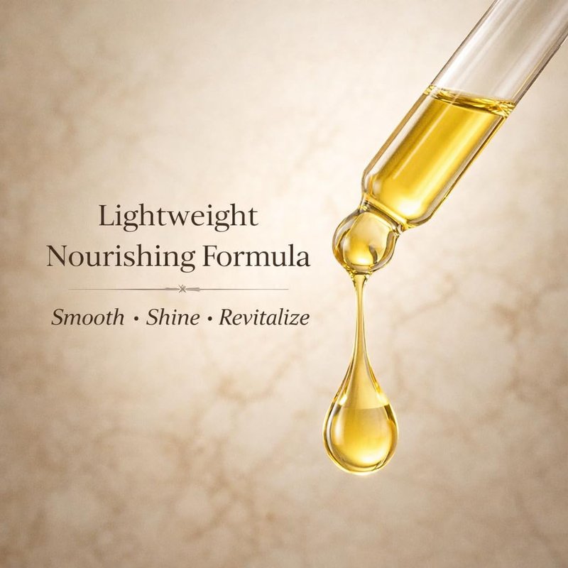 Rosemary Mint Scented Hair and Scalp Oil, 2 oz Lightweight Styling Oil for Daily Hair Care, Smooth Texture Leave-In Oil for All Hair Types