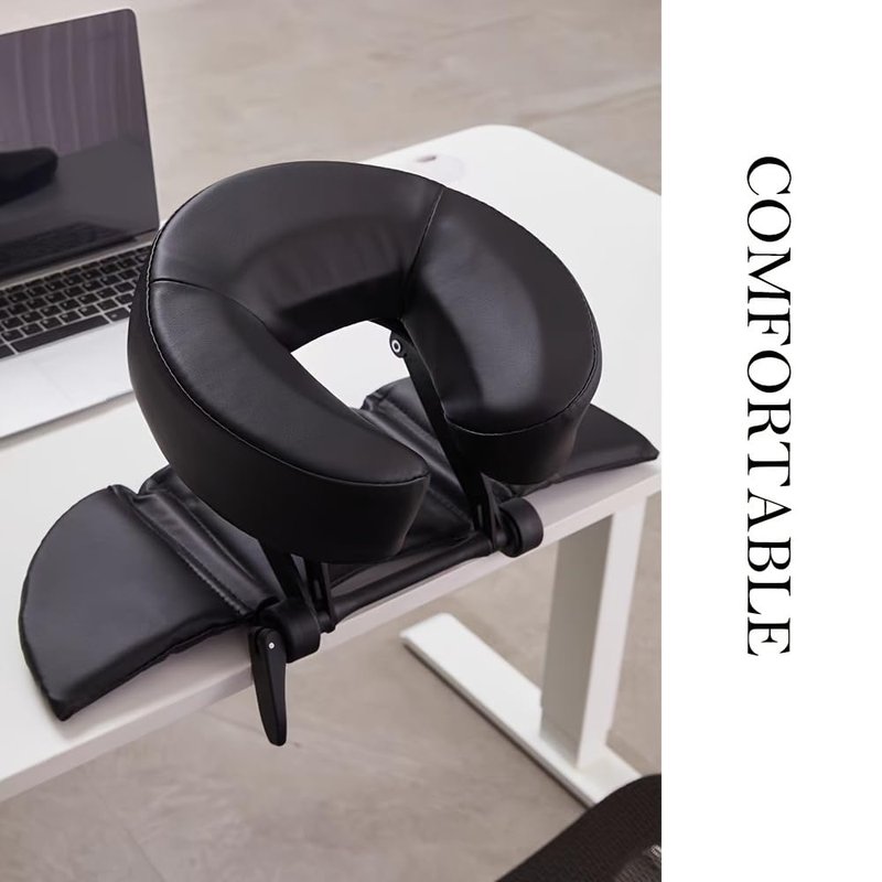 Massage Headrest for Table Bed Mattress Face Cradle with Pad, Face Down Therapy After Eye Surgery Adjustable Massage Headrest Cradle with Face Cushion, Head Support Massage Equipment