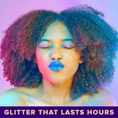 UNICORN SNOT Quiet Riot¢â Glitter Lip Duo | 2-in-1 Set: Matte Lipstick & Plastic-Free Glitter | Christmas Gift, Holiday Stocking Stuffer & Christmas Makeup | 0.15oz Black Lipstick & 0.16oz Gloss, Chasm