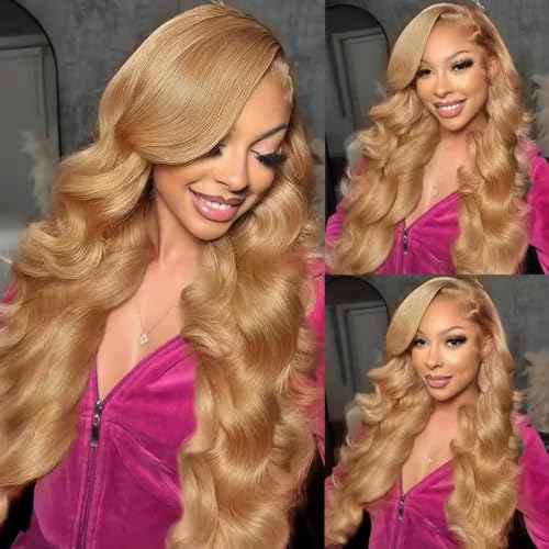34 34 34 Inch Raivide Color #27 Bundle Honey Blonde Body Wave Human Hair Bundles Peruvian Honey Blonde Bundle Color #27 Body Wave Bundles Human Hair