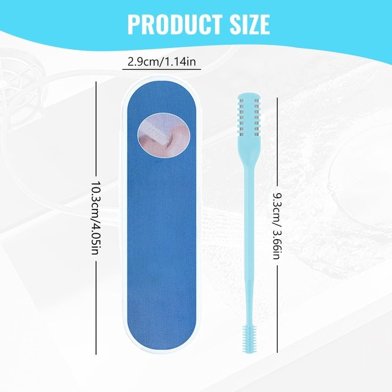 Nasal Hair Cutter, New Nose Hair Trimmer for Men Women, 360° Rotating Portable Manual Nose Hair Remover, Double Sided Noses Hairs Knife Travel Essentials (Beige, 3Pcs)