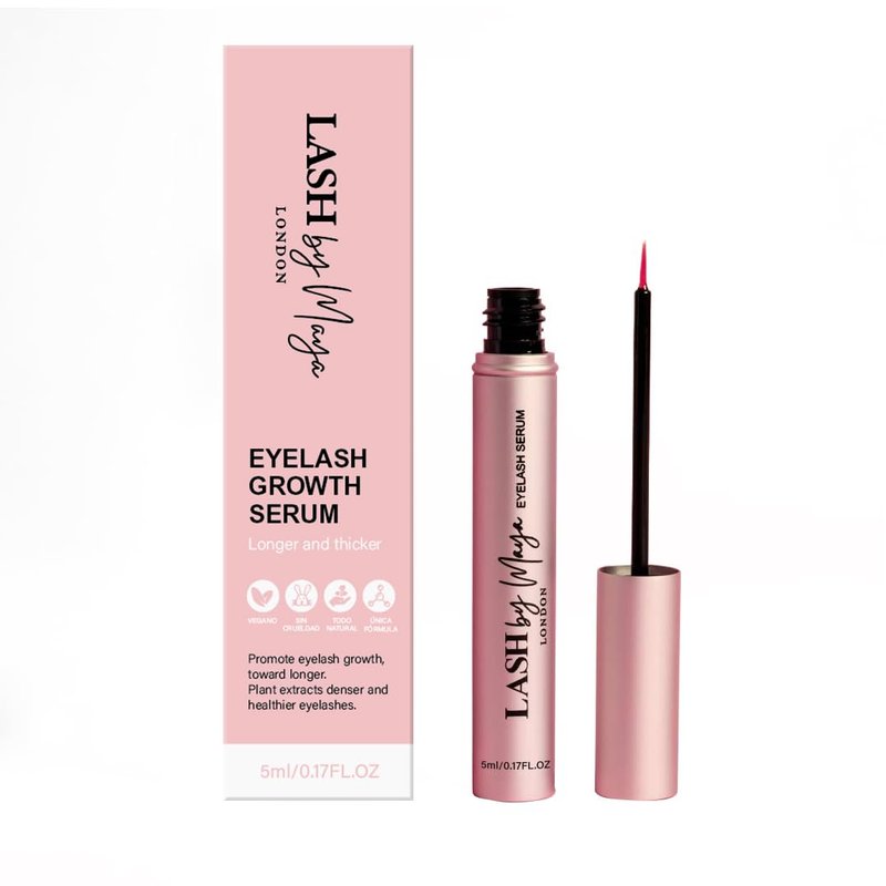 Lash Growth Serum, Thicker, Fuller Natural Lashes, Cruelty Free, Made in USA - 5ml