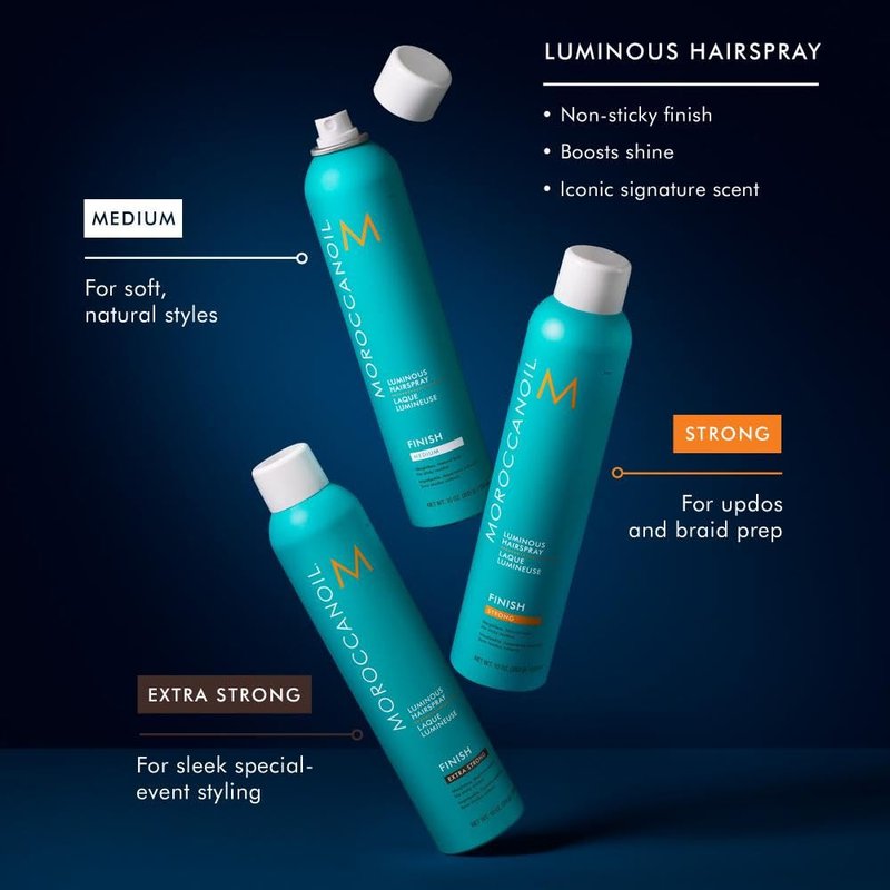 Moroccanoil Luminous Hairspray Medium, Full & Travel Size Bundle