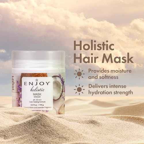 Enjoy Hair Care Hair Mask for Damaged Hair, Holistic Conditioner - 32 Fluid Ounces