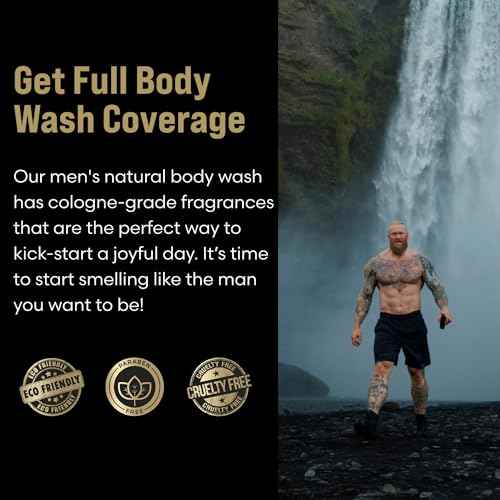 The Beard Struggle Men's Body Wash Aesir's Triumph - Platinum Collection - Skin Cleaning Agent - Natural Body Wash - Shower Gel Liquid Soap - 240 mL / 8 US. fl. oz.