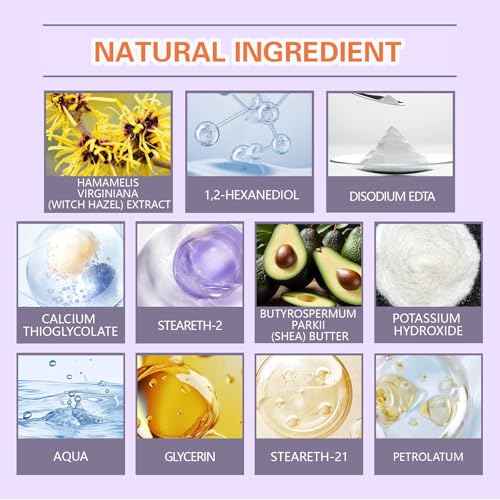Hair Removal Cream for Women and Men, Painless Hair Removal Cream For Bikini Line, Legs, Arms, Underarms, Intimate/Private Depilatory, Skin Friendly - 100g