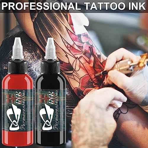 BAODELI Tattoo Ink Set Professional - 14 Colors 1oz (30ml) Vegan-Friendly Pigment Ink Supplies,Tattoo Inks Vegan TI4002-30-14
