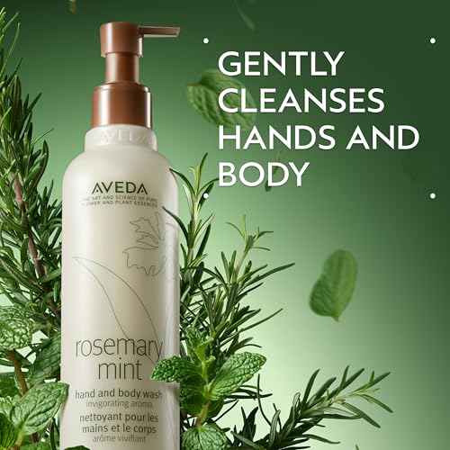 Aveda Rosemary Mint Hand & Body Wash | Liquid Hand Soap and Body Wash | with Invigorating Aroma of Certified Organic Peppermint & Rosemary