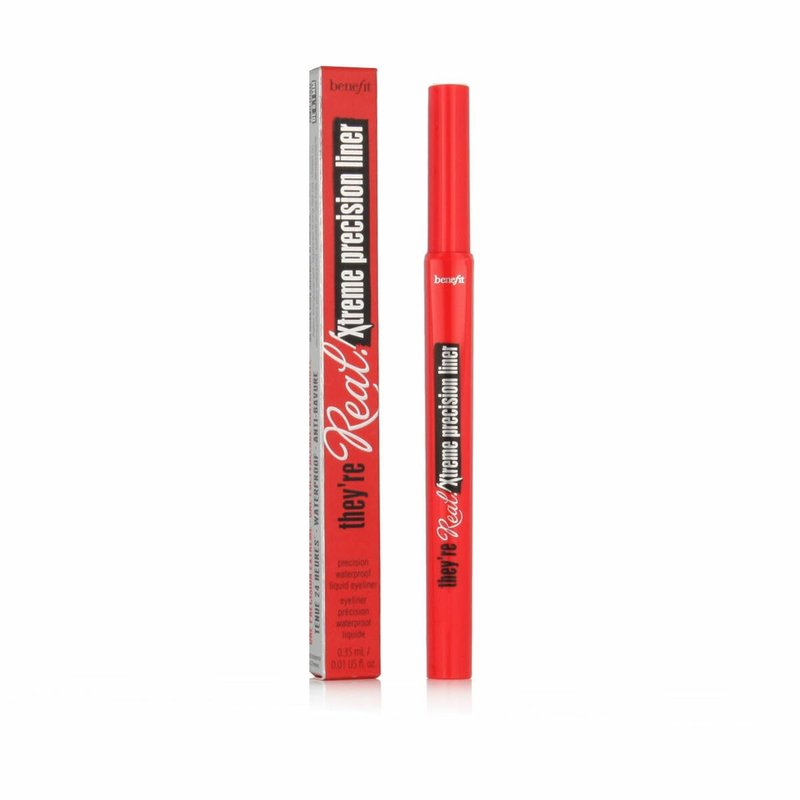 Benefit They're Real! Xtreme Precision Waterproof Liquid Eyeliner - Black, 0.01 Ounce | Long-Lasting Formula