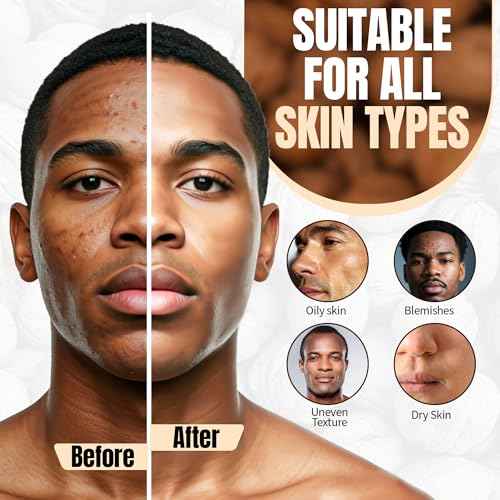 Walnut Face Scrub for Men ? Gritty Exfoliating Facial Cleanser with Natural Oils Walnut Powder, Deep Clean, Clears Pores, Smooths Texture, Helps Men's Acne-Prone Skin ? Non-Comedogenic, Cruelty-Free