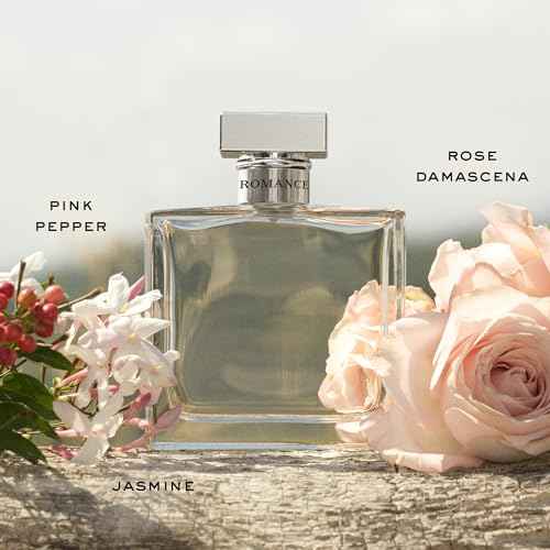 RALPH LAUREN FRAGRANCES - Romance - Eau de Parfum - Women's Perfume - Floral & Woody - With Rose, Jasmine, and Berries - Medium Intensity
