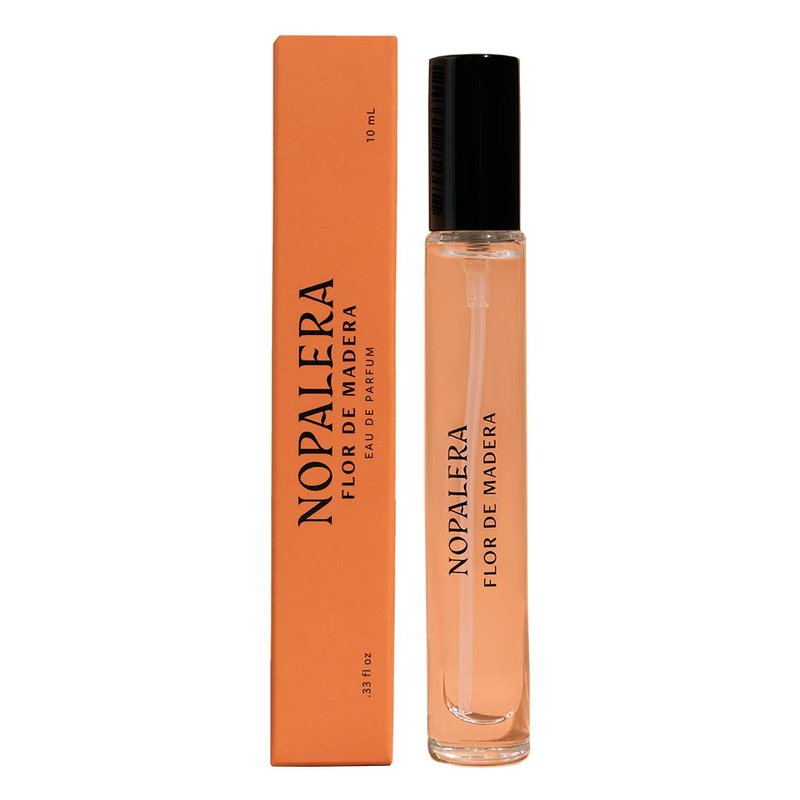 Nopalera Flor de Madera Eau de Parfum Travel Spray - Fresh Floral Woody Perfume with Tamarind & Jasmine | 10ml