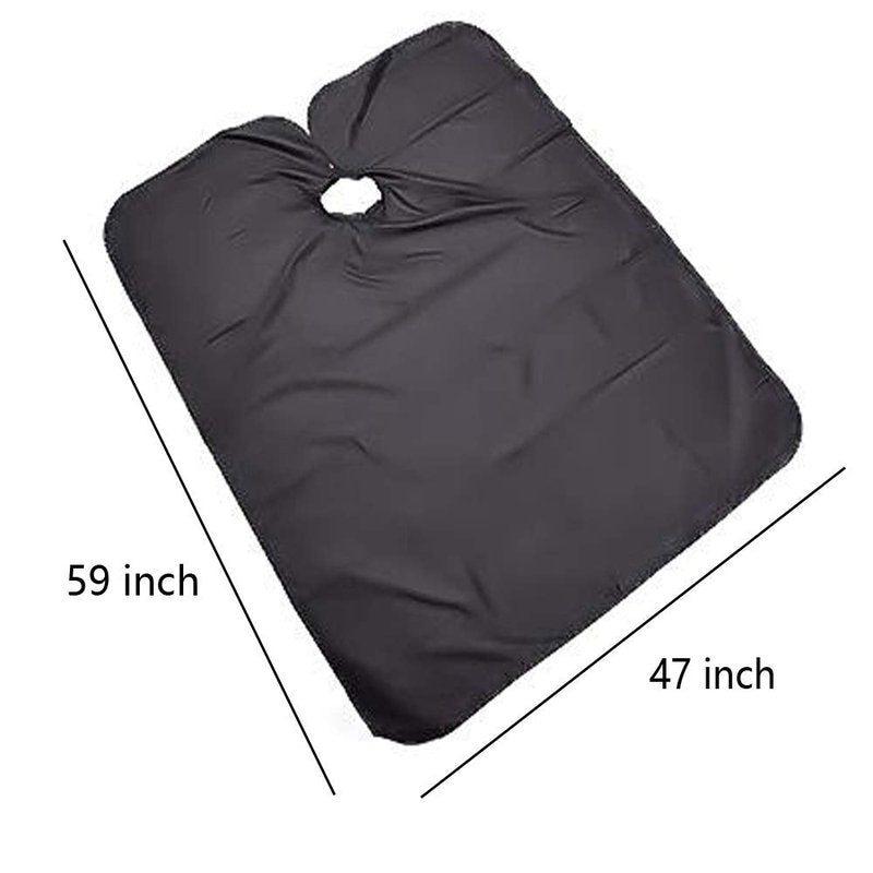 2 PACK Hair Salon Capes with Snap Closure Waterproof Hairdressing Styling Hair Cutting Coloring Nylon Cape for Barber Hairdressers