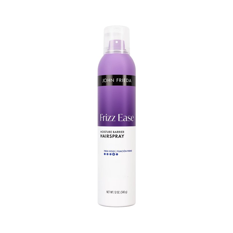 John Frieda Frizz Ease Moisture Barrier Firm Hold Hairspray, Extra Strength Hairspray with Frizz Control, 12 Oz