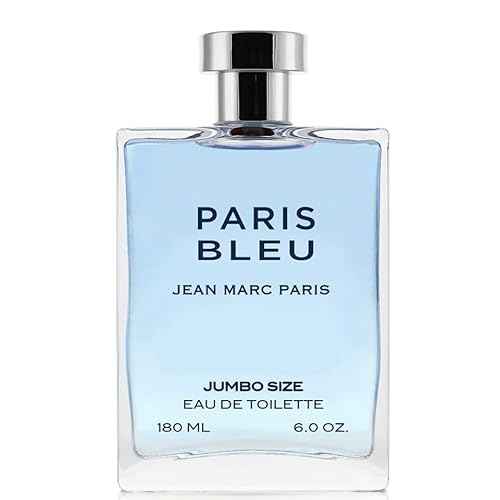 Jean Marc Paris PARIS BLEU Eau de Toilette Spray 6 oz JUMBO Size