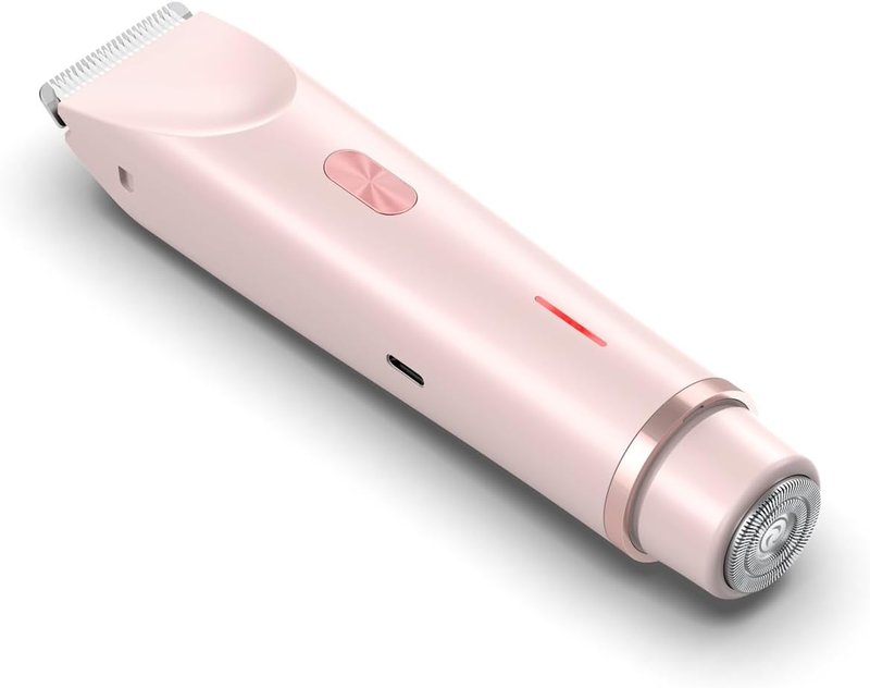 Bikini Trimmer for Women - 2-in-1 Electric Shaver for Body & Facial Hair Removal | Waterproof Rechargeable Design