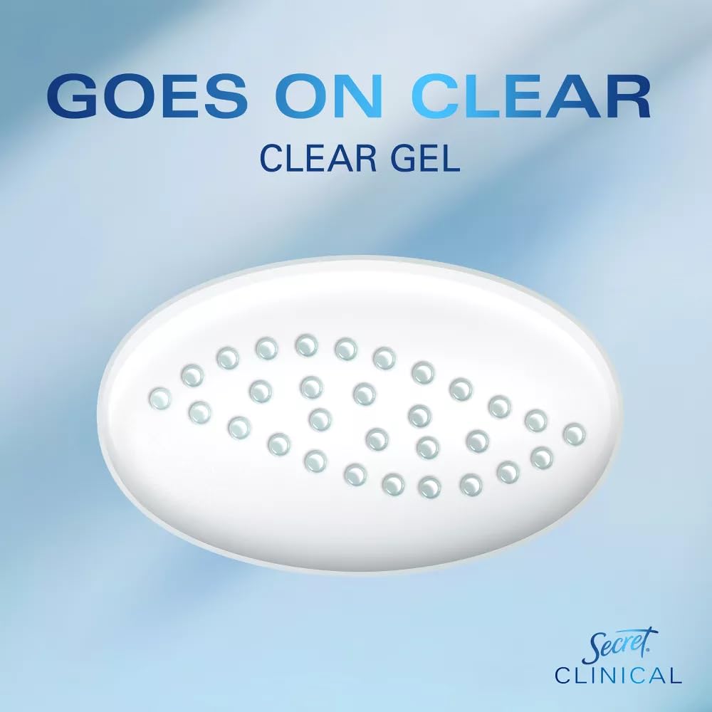 Secret Clinical Strength Antiperspirant & Deodorant Clear Gel - Completely Clean – 1.6oz