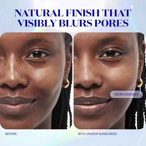 Supergoop! Unseen Sunscreen - SPF 50 - Clear & Invisible Face Sunscreen + Broad Spectrum + Makeup-Gripping Primer - Weightless, Scentless, Oil Free - For All Skin Types & Tones - 2.5 fl oz, 2 Pack