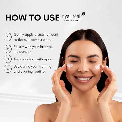 ?b ?tre belle Under Eye Cream with Hyaluronic Acid 3D, Skin Care for Women, Lightweight Hydrating Under Eye Cream, Eyeseryl & Grape Seed Oil, for All Skin Types, 30 mL