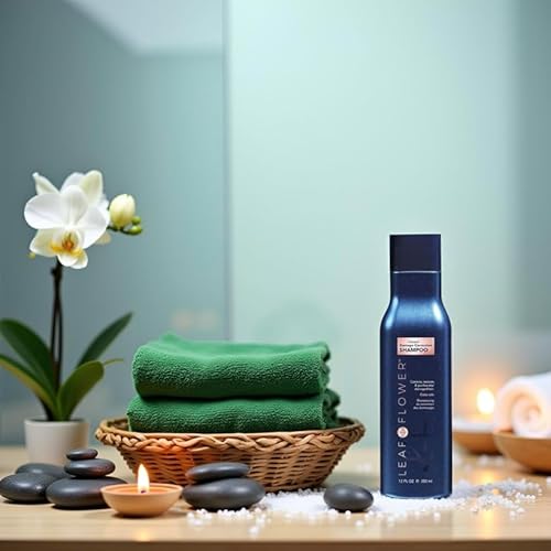 Leaf & Flower Nurishing Shampoo 12 oz | Necessities And Essentails Packaging (Blue/Damage Correction)