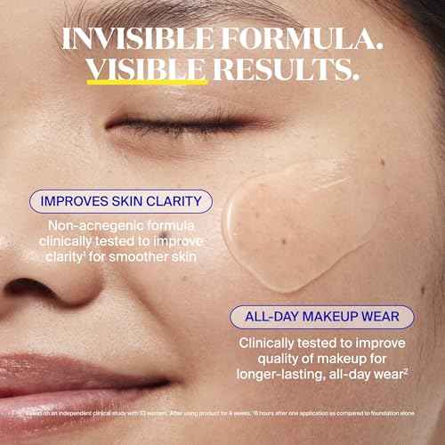 Supergoop! Unseen Sunscreen - SPF 50 - Clear & Invisible Face Sunscreen + Broad Spectrum + Makeup-Gripping Primer - Weightless, Scentless, Oil Free - For All Skin Types & Tones - 2.5 fl oz, 2 Pack
