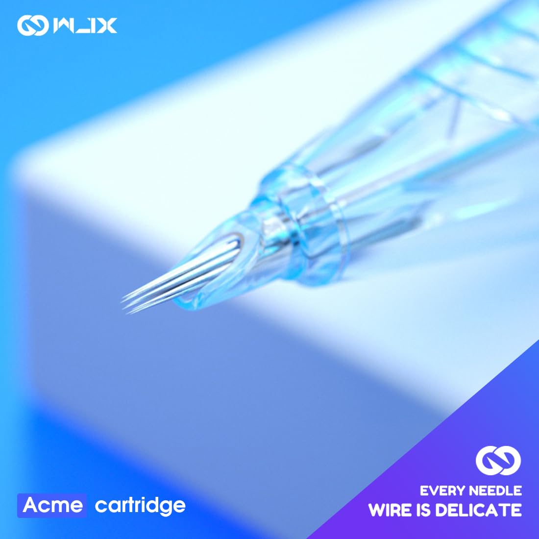 WJX Tattoo Cartridges 20Pcs Disposable Needles Round Liner 1003RL