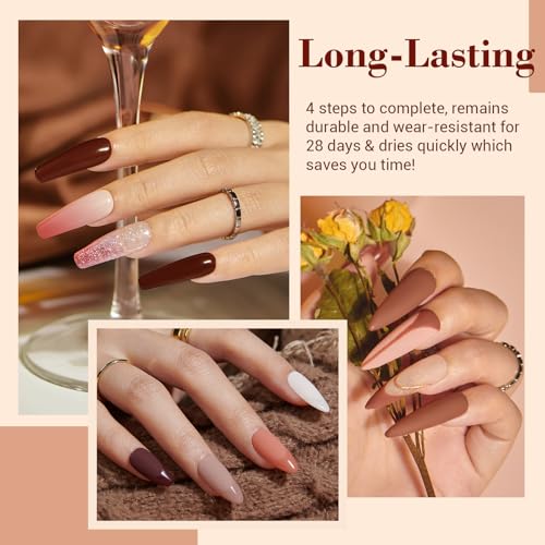 AZUREBEAUTY 29 Pcs Dip Powder Nail Kit Starter, 20 Colors Summer Pastel Pink Red Orange Glitter Acrylic Dipping Powder Liquid Set with Base&Top Coat Activator French Nail Art Manicure DIY Salon Gifts
