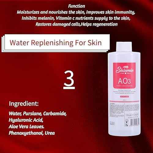 AS1 SA2 AO3 Aqua Peeling Solution Combination with Salon Special Solutions Skin Care Aqua Peeling Serum Machine 400ml (Set of 3 Bottles)
