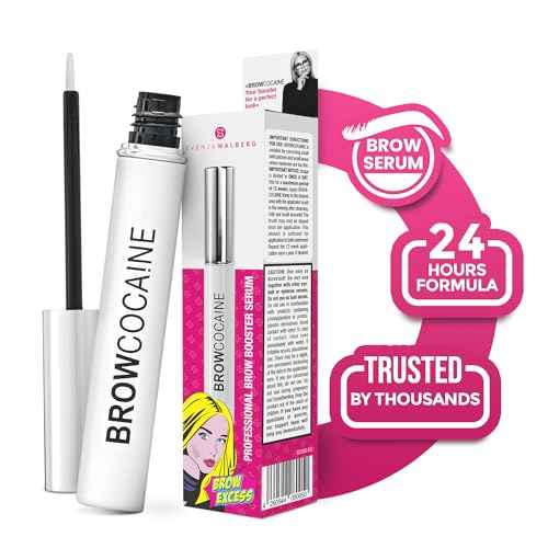 BROWCOCA!NE Brow Thickener & Lengthener - Eyebrow Enhancer for Fuller, Defined Brows - Paraben-free - Nourishing & Volumizing Formula- Easy to Apply - 3.5. ml - SVENJA WALBERG