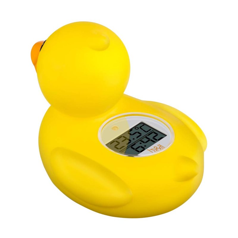b&h Baby Bath Thermometer, The Infant Bath Floating Toy Safety Temperature Water Thermometer, Baby Bath Essentials (Winking Duck)