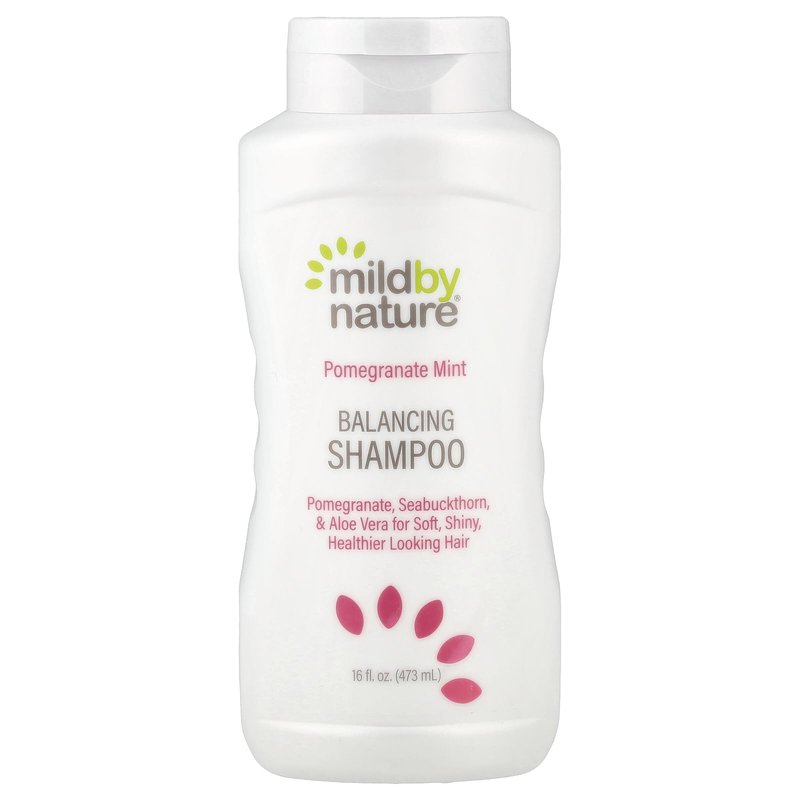 MILD BY NATURE Pomegranate Mint Balancing Shampoo, 16 fl oz (473 ml)