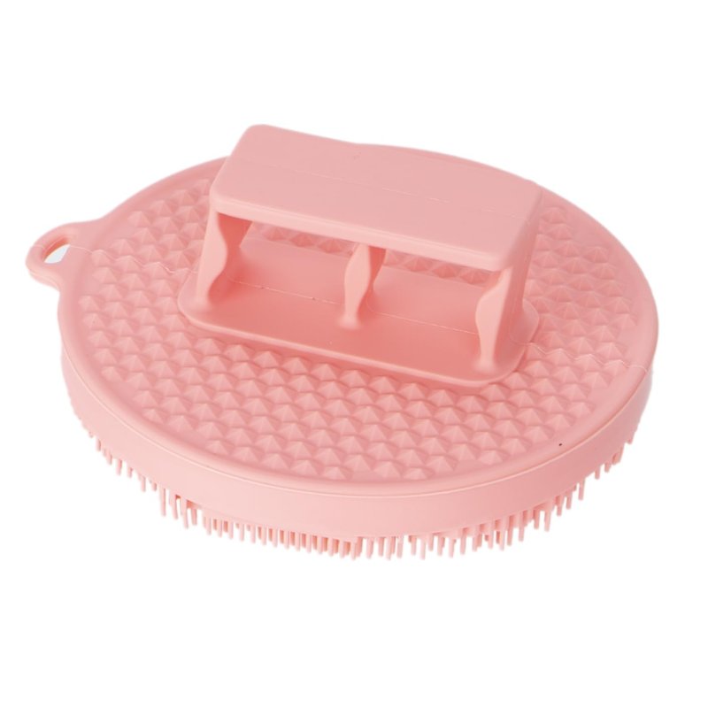 Arswin Silicone Body Scrubber,Soft Silicone Shower Brush,Exfoliating Body Scrubber for Sensitive Skin,Eco Friendly Shower Scrubber for Body Massage,Silicone Body Brush for Showering,Charcoal (Pink)