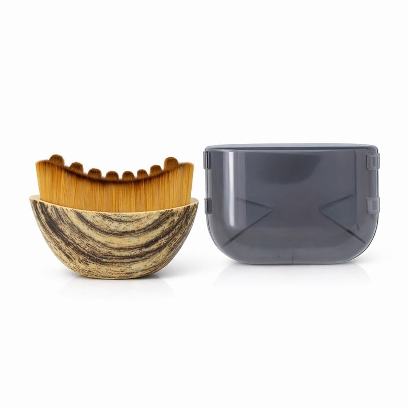 Skiennix Lymphatic Face Brush - Soft Gua Sha Tool for Jawline Sculpting & Depuffing
